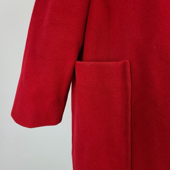 Vintage Eaton Red Wool Jacket Size L - Picture 4 of 11